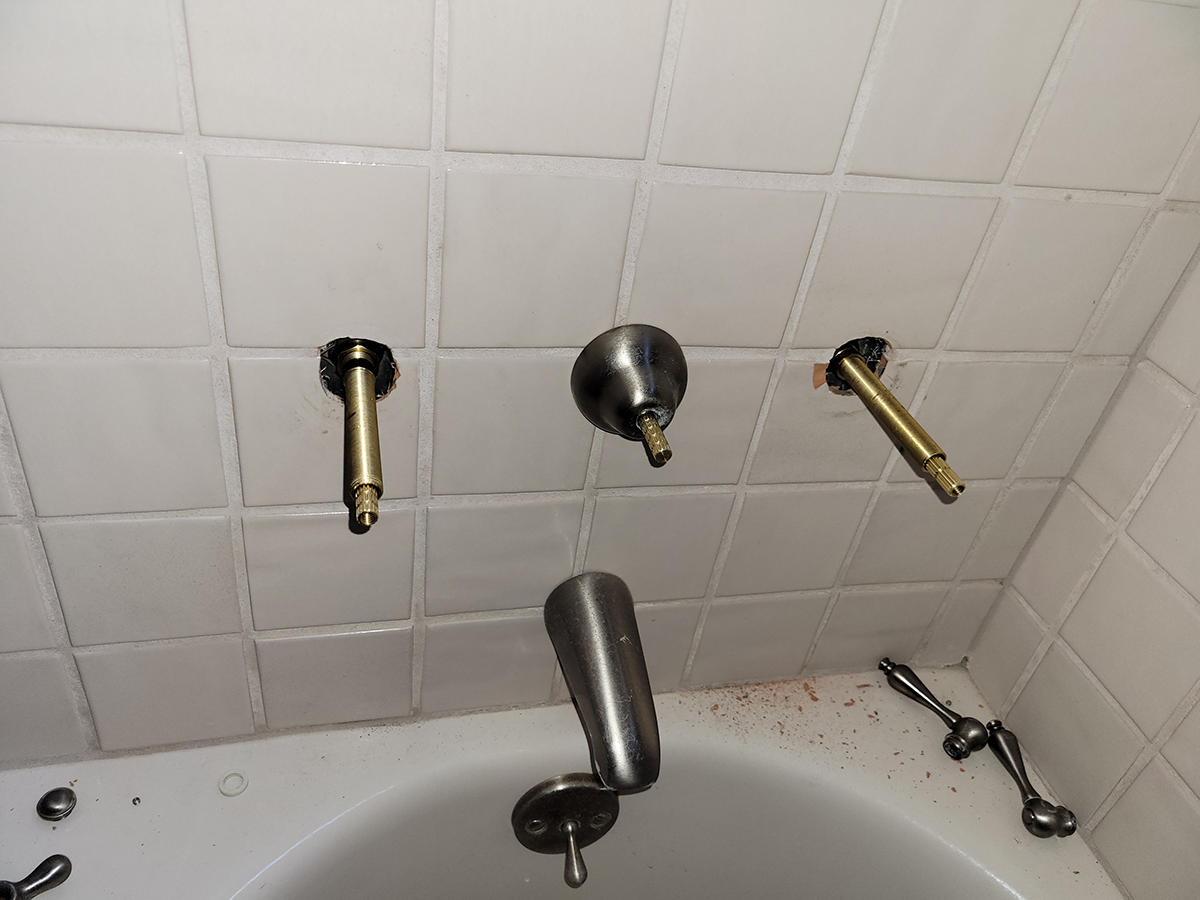 Shower Valve Fixture Repair