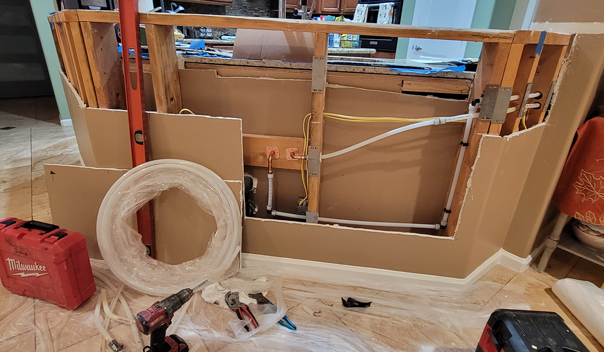 Leak Re-pipe